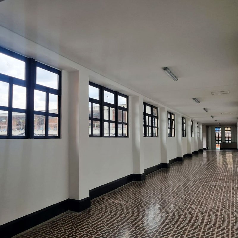 Proyecto en vidrio Colegio Manuela Beltrán